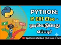Decision Making in Python Tamil Coding Tutorial for Beginners