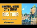 Diamond Tours Montreal Quebec City Ottawa Guided Bus Tour Vacation