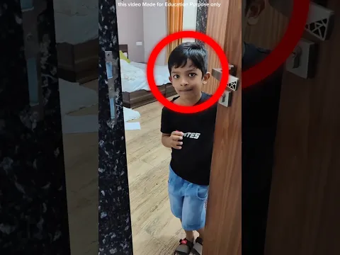 boy knocked and ran 🤯