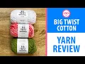 JoAnn Big Twist Cotton Crochet Yarn Review