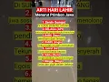 Download Lagu arti hari lahir #shortsfeed #weton #wetonkelahiran #quotes #fyp #motivation #foryou #fypシ゚viral