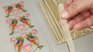 इसे देखने के बाद आपको भी Fabric Printing से प्यार हो जाएगा /Kurti design with Iron on DTF stickers