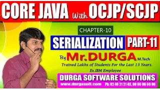 Core Java With - Serialization-Part 11