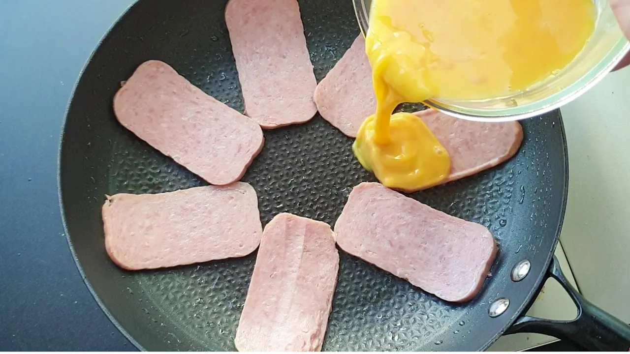 스팸 계란 부침