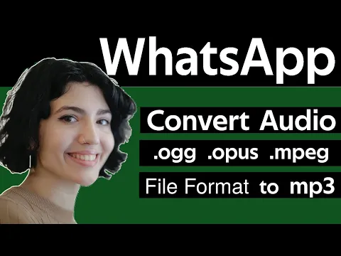 Download MP3 How to convert whatsapp audio file format to mp3  ogg opus mpeg convert to mp3