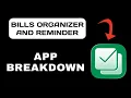 Bills Organizer and Reminder App Overview - What To Know
