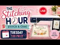 The Stitching Hour in April s Craft Room Live 7pm est - DBJJ September Mini Quilt Embroidery