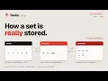 Redis sets explained