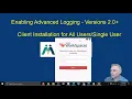 AWS Client - Enable Advanced Logging 2 0