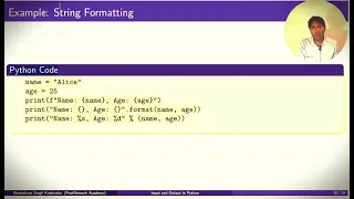 Input and Output in Python Python Programming Tutorial