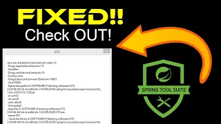 STS launch error - Java was started but returned exit code 13 Solved