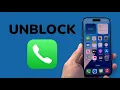 How To Unblock a Contact Phone Number on iPhone