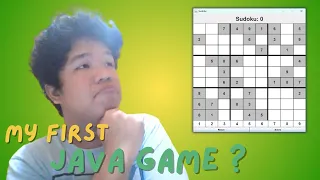 I Turned Java Into a Sudoku Game Beginner GUI Project