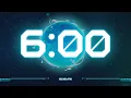 6 Minute Futuristic Timer Space Countdown Eduisland