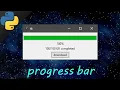 Learn Python tkinter GUI progress bars easy