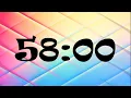 58 Minute Timer 3480 Second Timer 58 Minute Countdown with Music