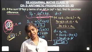 Ex-5D Q.23 ARITHMETIC PROGRESSION Chapter 5 RS Aggarwal Maths Class 10 CBSE 2026-27