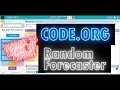 Code org Unit 5 Lesson 12 Random Forecast App