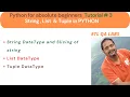 String List and Tuple in Python Python for Absolute Beginners