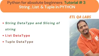 String List and Tuple in Python Python for Absolute Beginners