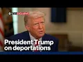 Trump defends deportation methods as illegal border crossings plummet l ABC News exclusive