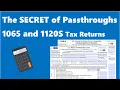 The SECRET of Passthroughs - 1065 Partnership and 1120S S-Corp Tax Returns