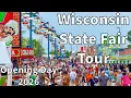 Tour of the Wisconsin State Fair Park Opening Day 2026 - West Allis Wisconsin