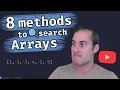 8 Methods to Find Search and Filter JavaScript Arrays