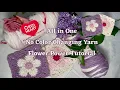 Red Heart All in One No Color Changing Yarn - Flower Power Granny Square Tutorial