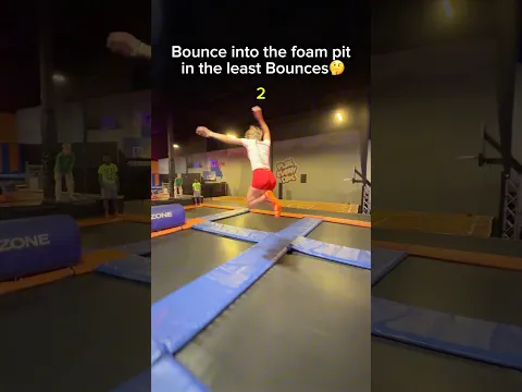 Bounce into the foam pit in the bounces 🤔