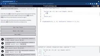 Drop It - FreeCodeCamp challenge
