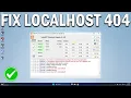 How To Fix Localhost HTTP Error 404 Resource Not Found in XAMPP Apache Server - Easy Fix