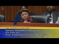Senator Montgomery questions OTDA Commissioner during Joint Legislative Budget Hearing