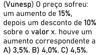 Porcentagem para Concursos: Domine Matemática Básica VUNESP e FGV