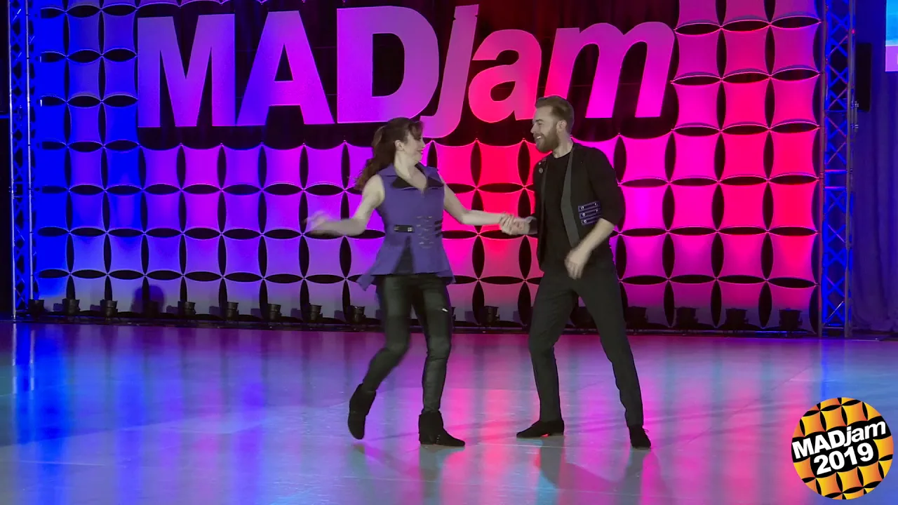 MADjam 2019 Pro Am Spotlight Follower Allison Bennett with Ben Mc Henry