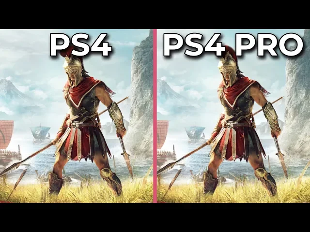Assassin's Creed Odyssey – PS4 vs. PS4 Pro Frame Rate Test &amp; Graphics Comparison