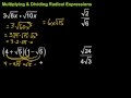 Multiplying Dividing Radical Expressions