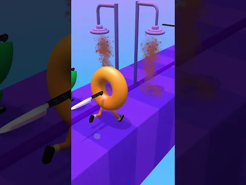 Donut run gameplay funny dubbing