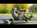 Huffy Green Machine Bike - 360 spins slides