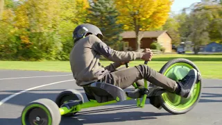 Huffy Green Machine Bike - 360 spins slides