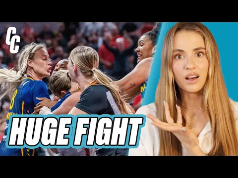 Video Thumbnail: Sophie Cunningham ENFORCES For Caitlin Clark In WILD FIGHT vs Sun