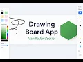 Drawing Board Web App Canvas Drawing Tool Using JavaScript