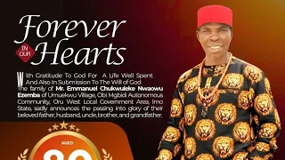 wake keeping ceremony of late mr emmanuel chukwuleke nwaowu ezemba