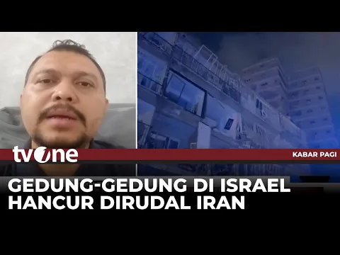 Gedung Luluh Lantak, Israel Dihujani Rudal Iran