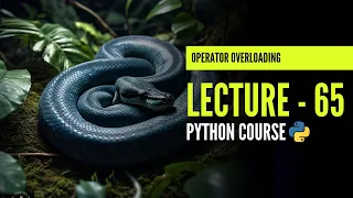Operator Overloading Operator Overloading in Python Lecture - 65 Python Course In Hindi