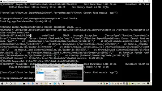 errorType Runtime ImportModuleError errorMessage Error Cannot find module app