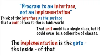 3 Design Principle Rely on Interfaces not Implementations