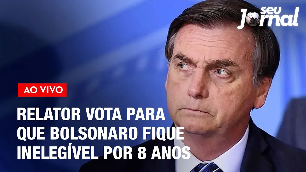 Relator Benedito Gonçalves vota para que Bolsonaro fique inelegível por 8 anos | SJ 28.06