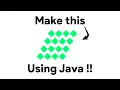 Solid Rhombus Pattern Java