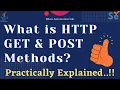 What is HTTP GET and POST Methods HTTP GET vs POST Tutorial in Hindi GET POST Method Practical